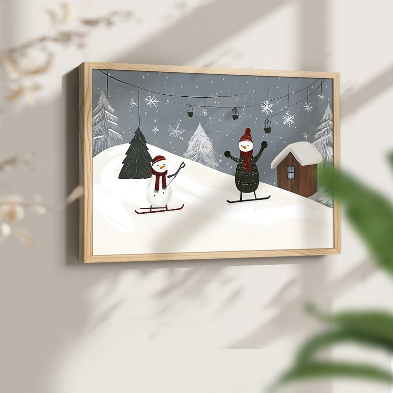 Chirstmas Art-DIX - reproduction encadrée, Naturel