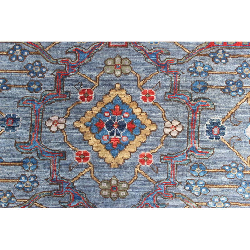 Transitional One-of-a-Kind Rectangle 8'10" X 11'11" Hand Knotted Area Rug