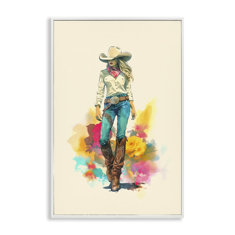 Princesse des prairies, impression de giclée par Andrea Haase, Estampe numérique encadrée blanc bord de mer