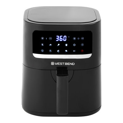 West Bend 5 Qt. Air Fryer with 10 Presets, in Black