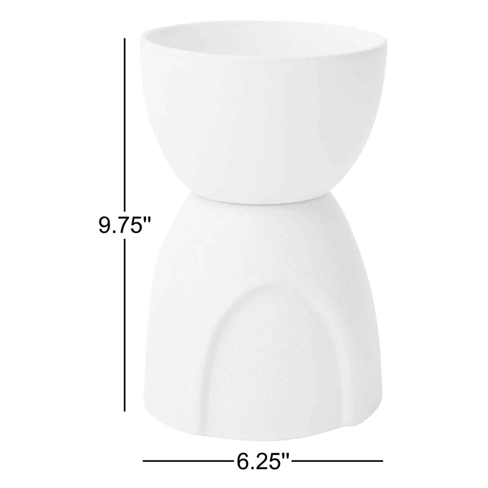 Gabi 9.75'' Handmade Ceramic Table Vase