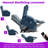 Power Lift Recliner Chair with Electric Heat, Vibration Massage Remote Control, USB Port and Storage Pockets-1848970150