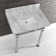 Monarch Marble Rectangular Console Bathroom Sink with Overflow