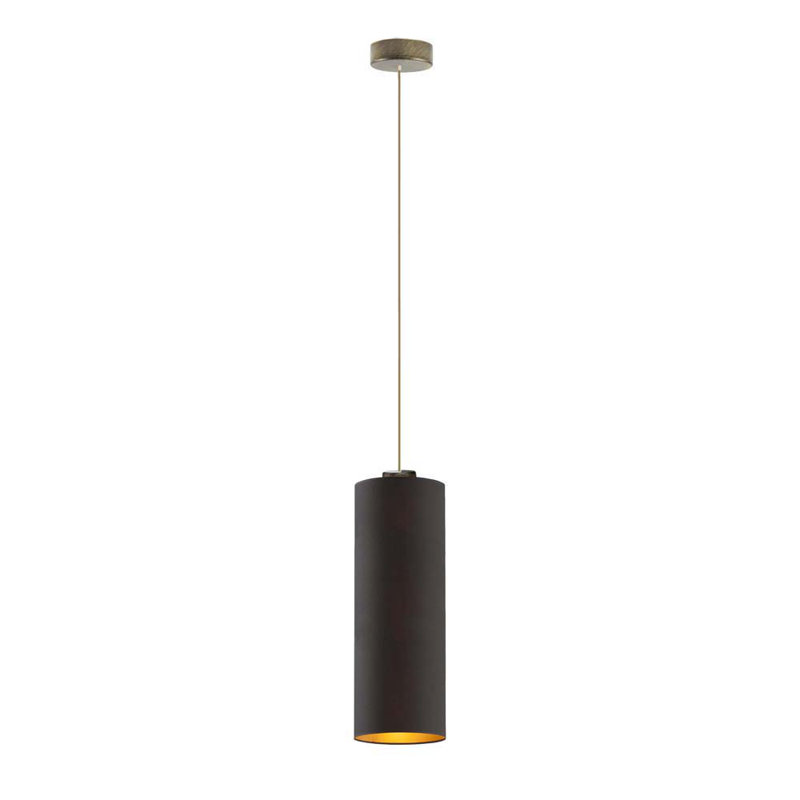 Resa 1 - Light Cylinder Pendant, Purple, Copper