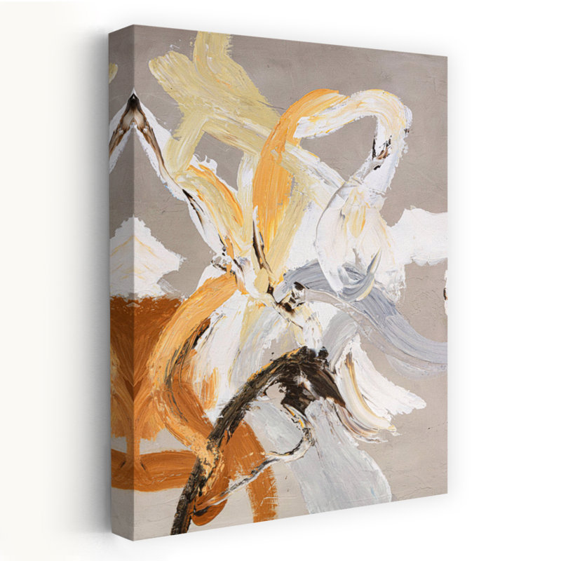 Go Ahead, art contemporain abstrait, H 60 po x l 40 po