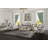 Libertee Uphostered Loveseat W/3 Pillows In Beige And Champagne