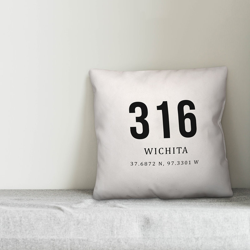 Outdoor Reversible Throw Pillow