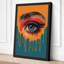 Melting Eye in Motion Modern - Wrapped Canvas-1368576515-1368576517