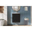 Meuble-lavabo mural, armoire de salle de bain avec lavabo et porte à fermeture en douceur-620592888
