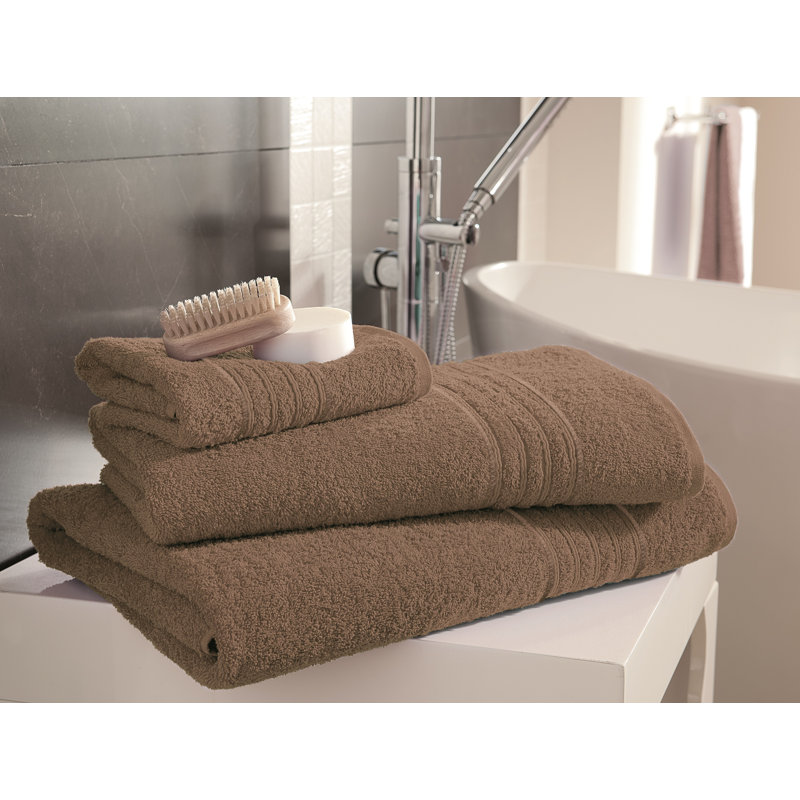 Midweight Bath Towel, Natural, Hand Towel - 4 Pack