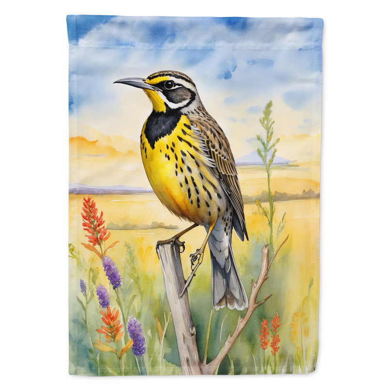 Drapeau de jardin, Kansas Meadowlark occidental