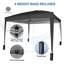 Jarrow 3m x 3m Steel Pop-Up Gazebo-1504043028
