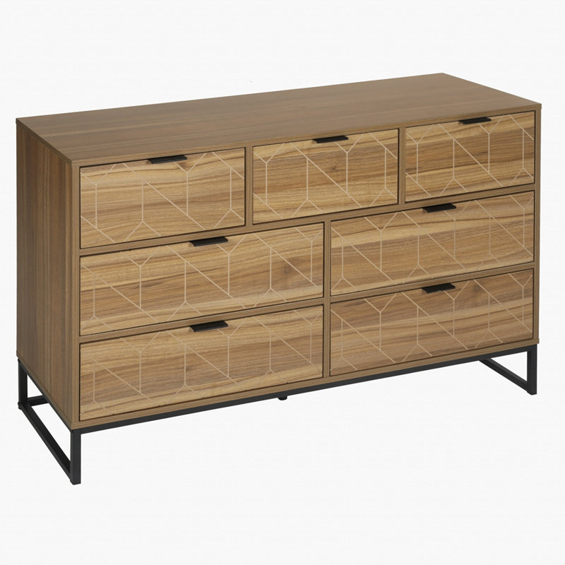 Commode décorative 7 tiroirs