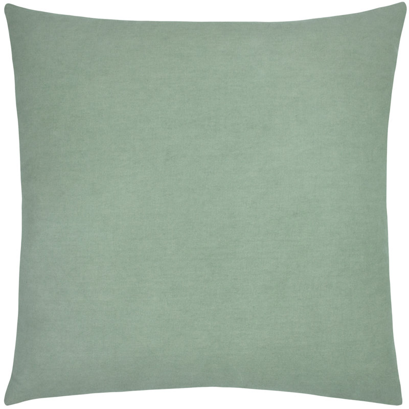 Geometric Square Throw Cushion, Sage