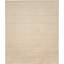 Tapis beige en laine touffeté à la main à motif géométrique Moreau-249362697
