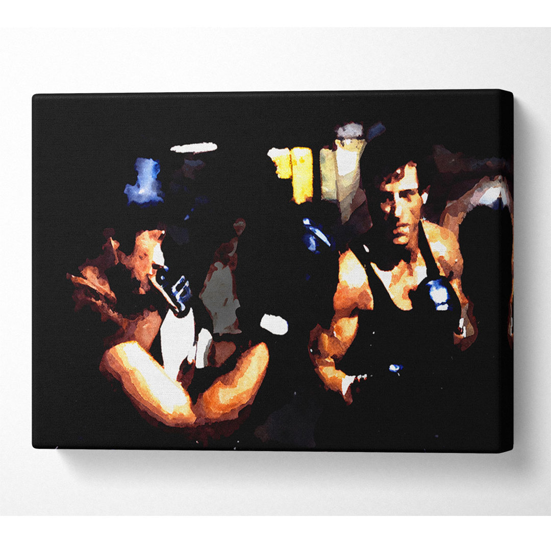 Rocky Training - Kunstdrucke auf Leinwand - Wrapped Canvas