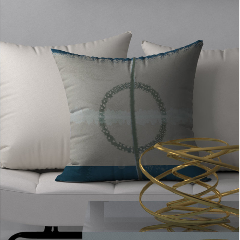 Reversible Throw Pillow, 24" x 24"