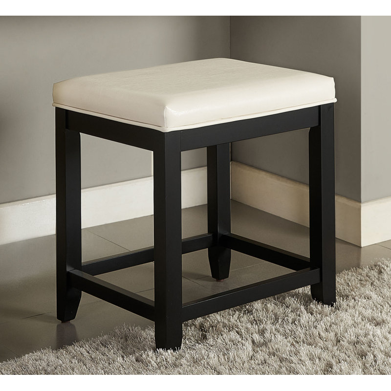 Tabouret de coiffeuse McCook, Noir