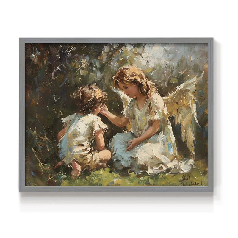 Wildlife Series-XLVII -Framed Print - Restickable, H 11 po x l 14 po, Gris