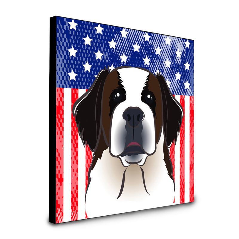 « american flag », art encadré Macomb, Saint-Bernard