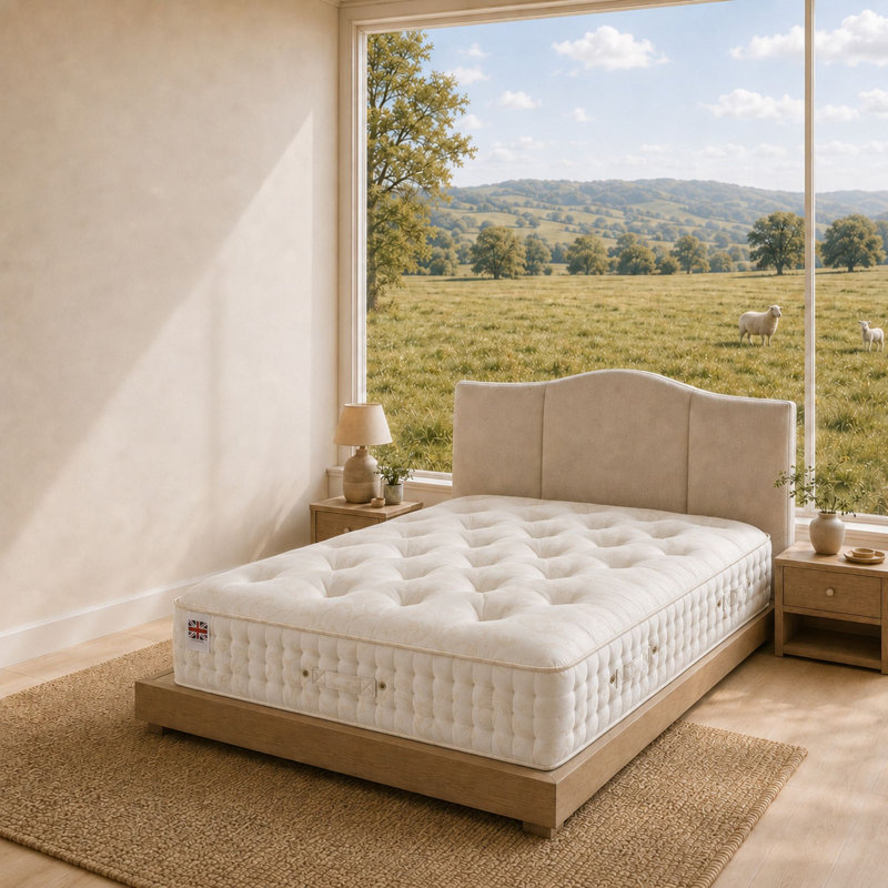 Cashmere 3000 Pocket Sprung Orthopaedic Firm 30cm Deep Mattress, Small Double (4')