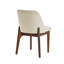 Chaises de salle à manger rembourrées en similicuir (lot de 2)-112912425-116530375