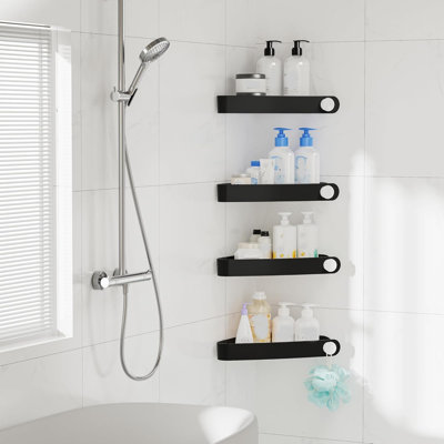 Wall Mounted Required Plastic Shower Caddy