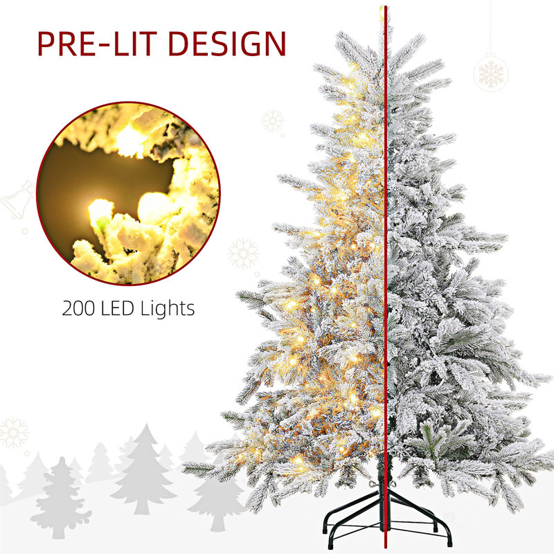 Arbre de Noël artificiel enneigé 5 pi