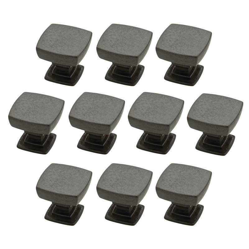 Parow 1.1457'' Square Knob, Soft Iron