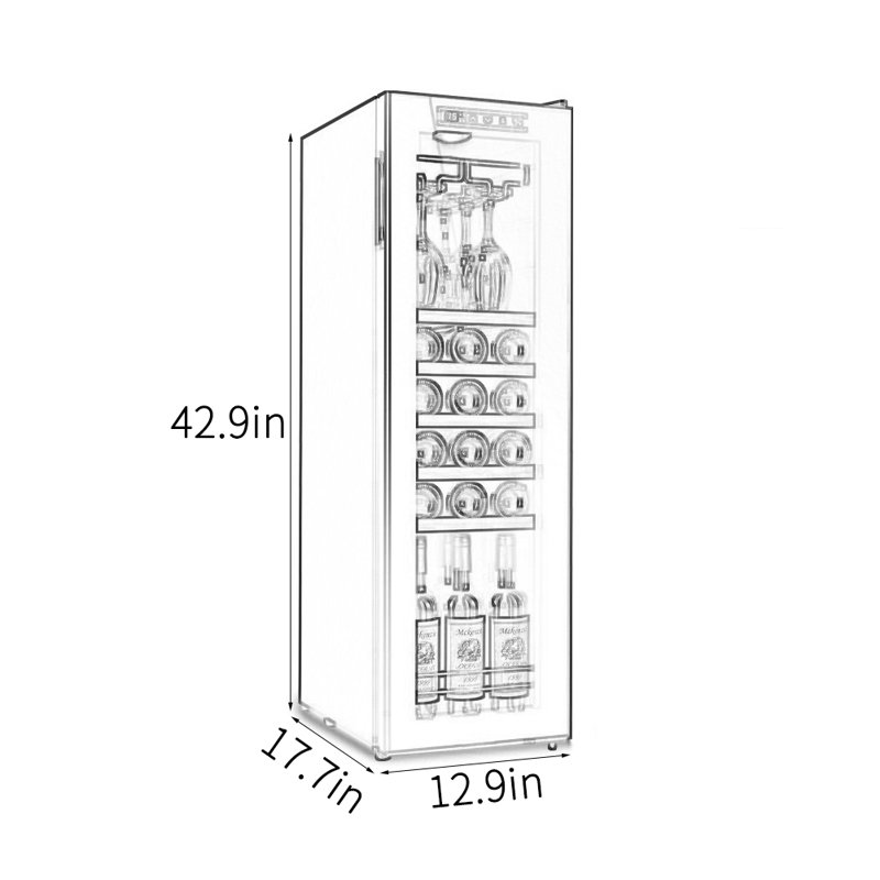Petite armoire à vin vin rouge