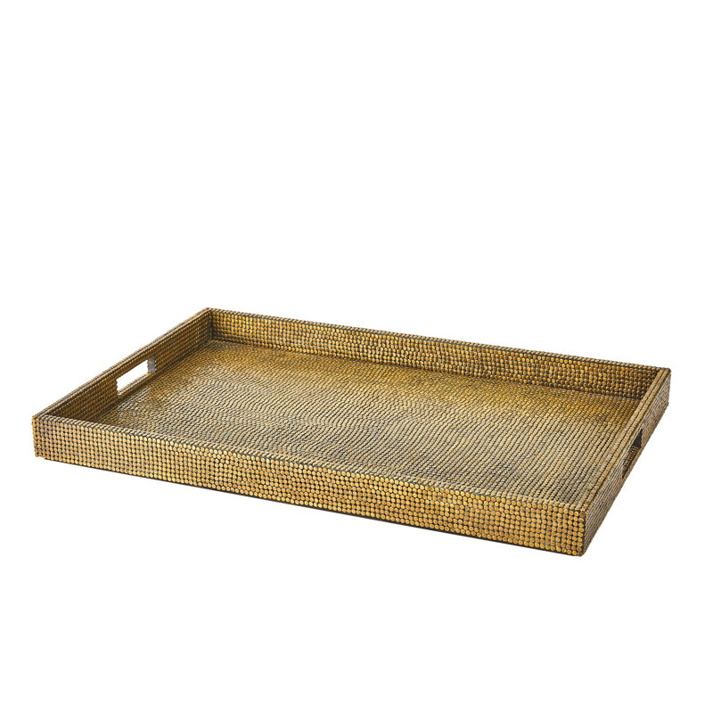 Decorative Tray, 2.25" H x 27" W x 18" D