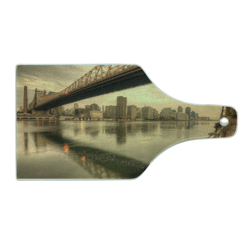 Planche à découper en verre trempé Ambesonne