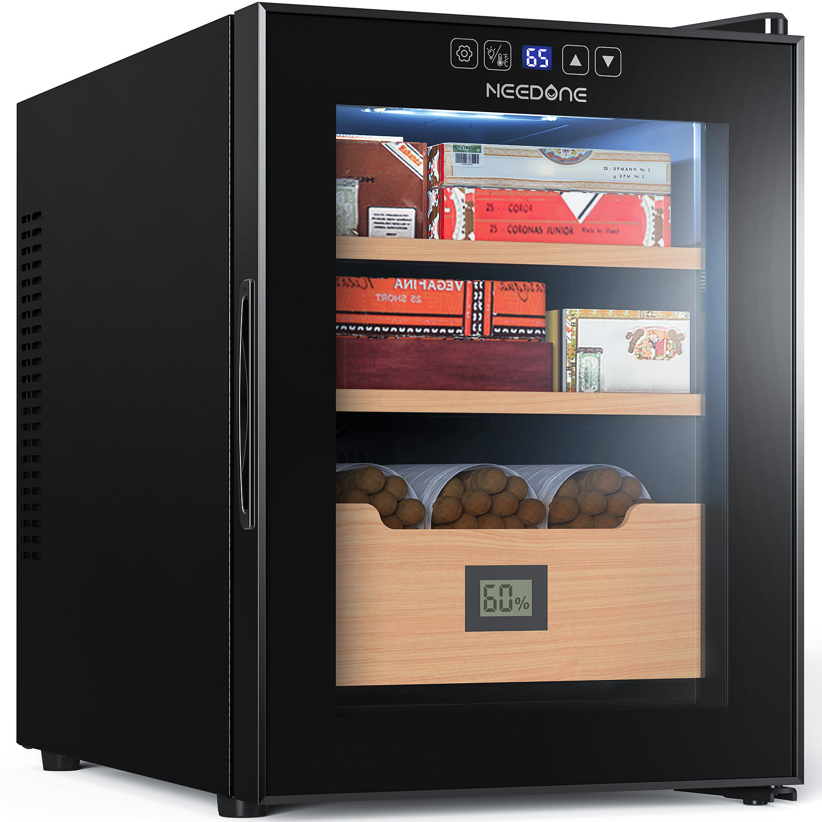 Needone 33L Electric Thermostat Cigar Humidor with Heating and Cooling