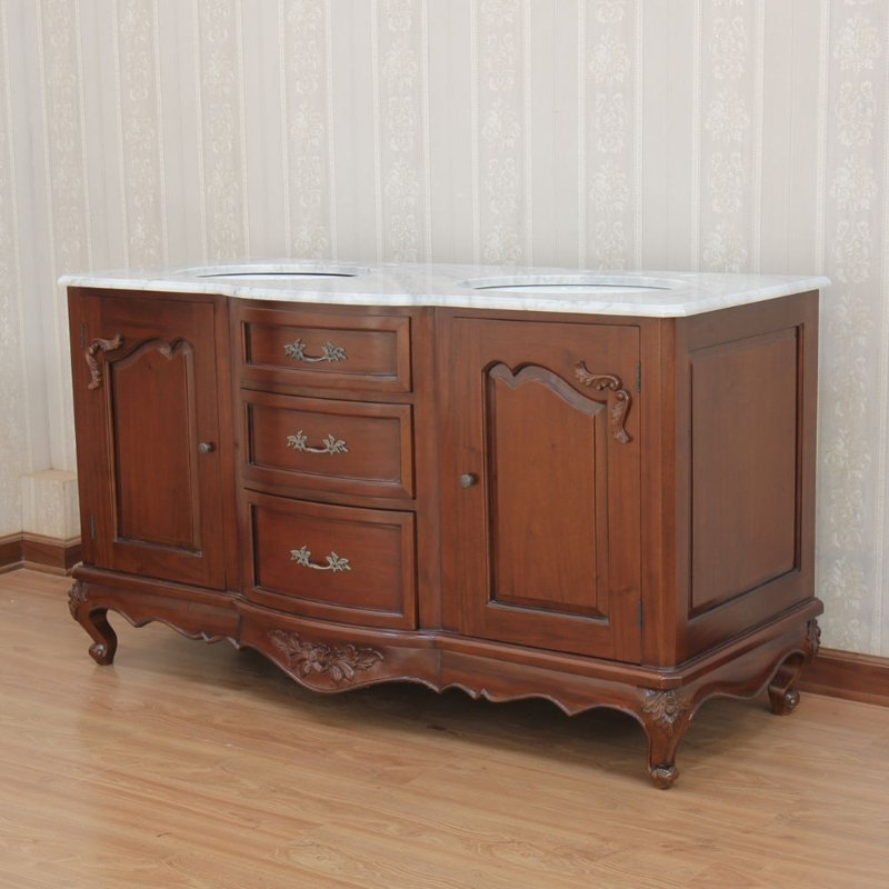 Sindy 1500mm Double Bathroom Vanity with Integrated Ceramic Basin