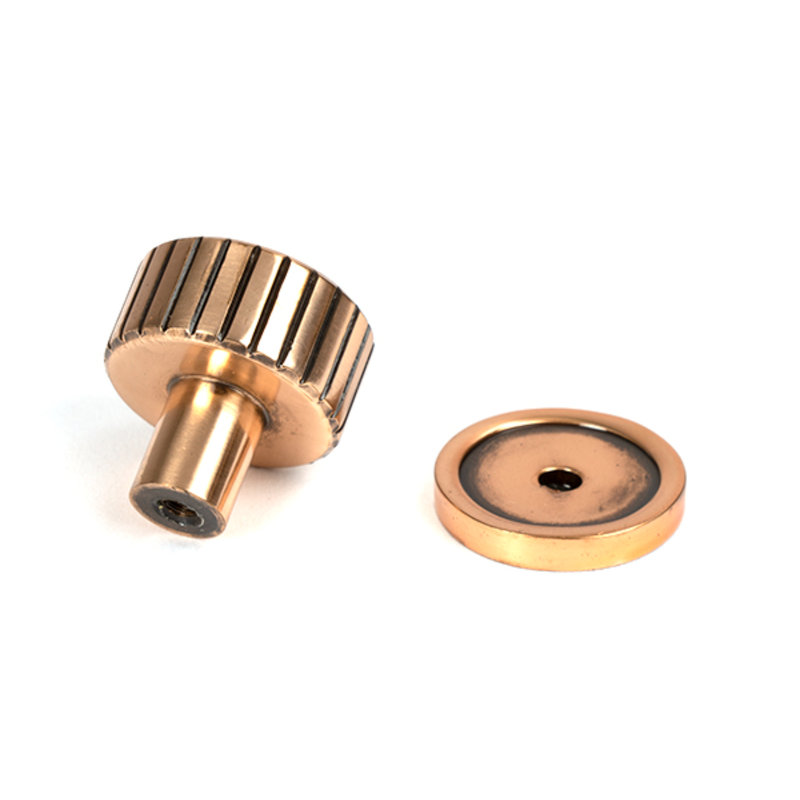 Matt Black Judd Cabinet Knob - 32Mm (Plain), 2.5 cm, Polished Bronze