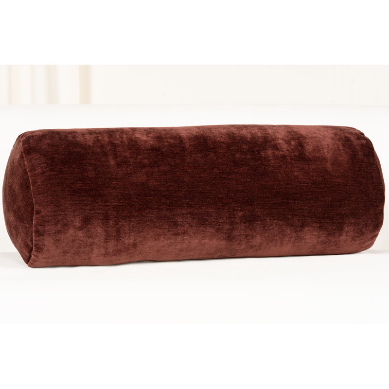 Coussin Renley, 39 po x 8 po, Polyfill, Wine