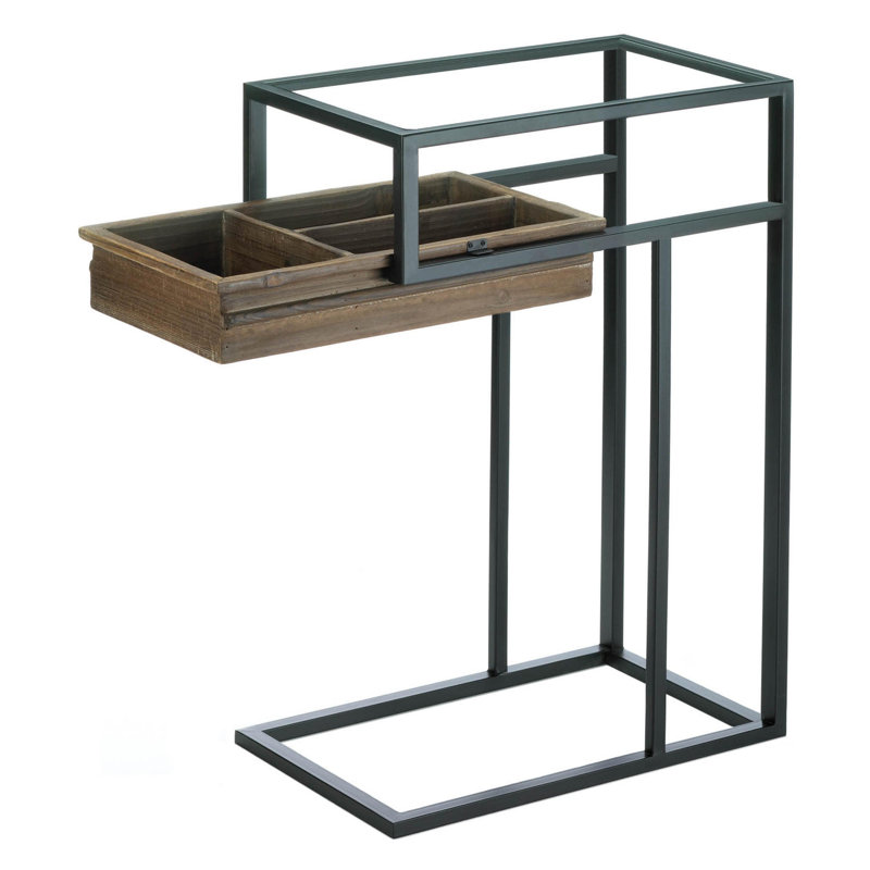 Table d'appoint avec tiroir coulissant