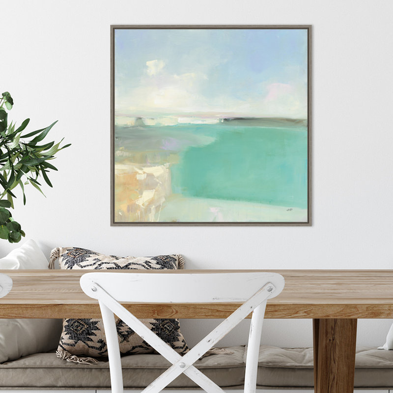 «Eyvan Summer Coastline», reproduction encadrée sur toile par Julia Purinton, H 22 po x l 22 po x P 2 po