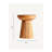 Plisse Solid Wood End Table-108737725