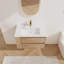 Meuble-lavabo mural avec lavabo en céramique-528267842
