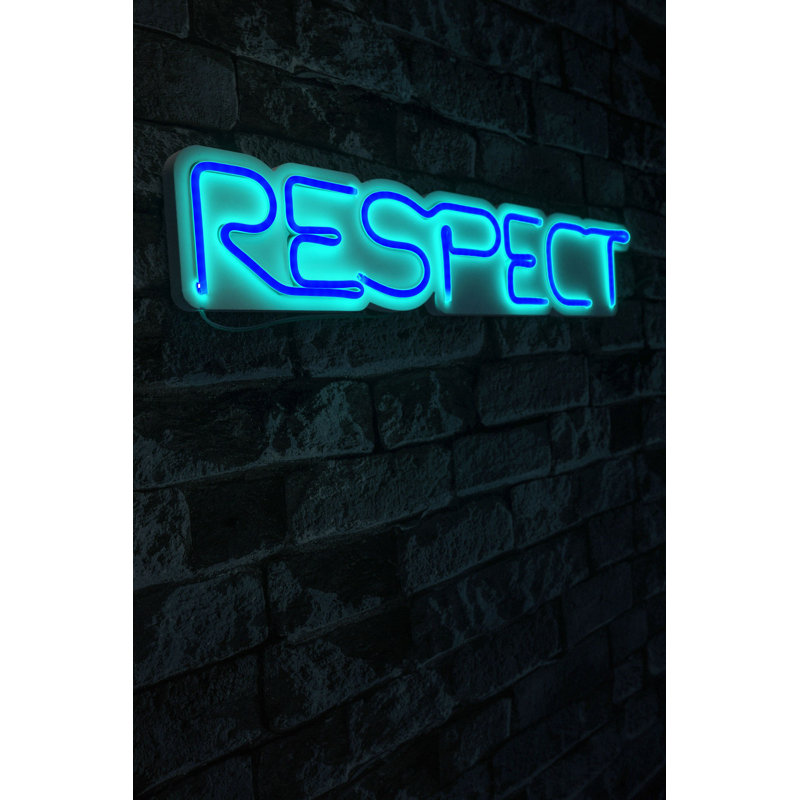 Flexible Neon LED Lighting Strip, Waterproof IP67, 11 x 22.4 x 0.8 inches | 12V DC, 8W-10W/meter | Blue PVC Foam, Built-in Wall Hanging System | Perfect for Home Decor, Parties & Events
