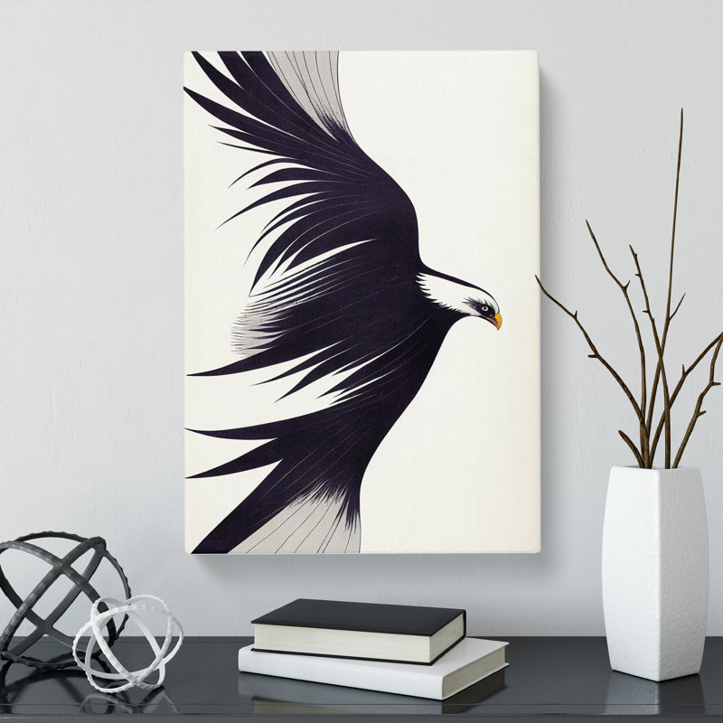Crofton Eagle Avant Garde - Wrapped Canvas, 50cm H x 35cm W x 3cm D