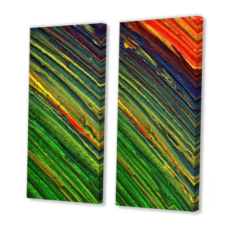 Green Green Art Grove - ensemble de 2 photographies sur toile, Toile tendue, H 20 po x l 24 po x P 1 po