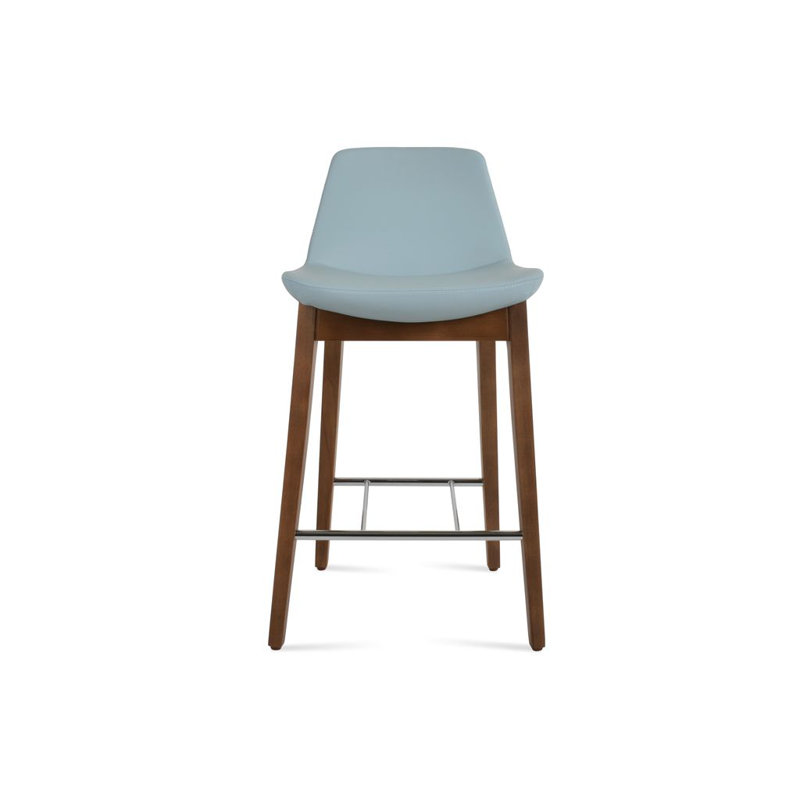 Tabouret de bar et de comptoir Pera HB, Tabouret de bar (siège d'une hauteur de 29 po), Bleu ciel PPM
