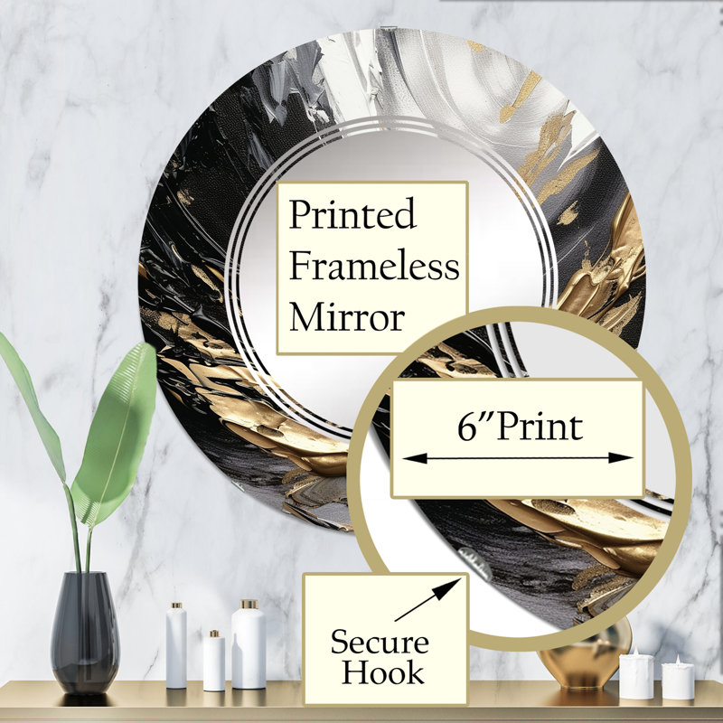 Miroir mural Fenland, 32 po x 32 po
