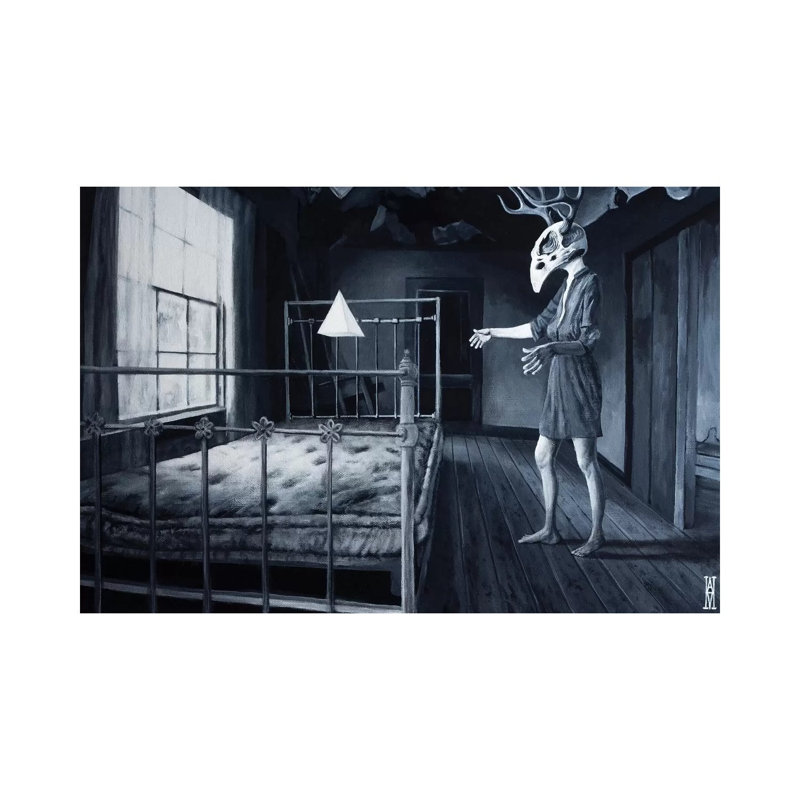 Relic Of The Ceryneian Hind by Alec Huxley - Wrapped Canvas Print, 20.32 cm H x 30.48 cm W