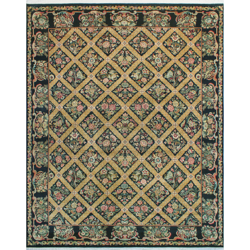 Tapis noir Pak-Persian Doreen