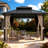 10 x 12Ft Outdoor Patio Gazebo With Double-layer Roof, Hardtop Gazebo With Powder-Coated Metal Frame, Mosquito Netting, Privacy Curtains and Ceiling Hooks for Garden, Patio, Backyard