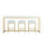 Love Joy Bliss 82'' W Stone Console Table