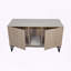 Modern Wooden Cat House with Scratching Mat – Spacious & Stylish